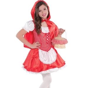 BRAND NEW girl little red riding hood halloween costume size S 4 - 6